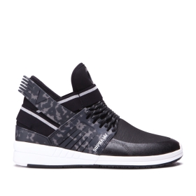 Dámské Kotníkové Boty Supra SKYTOP V Černé/Bílé | CZ-96353